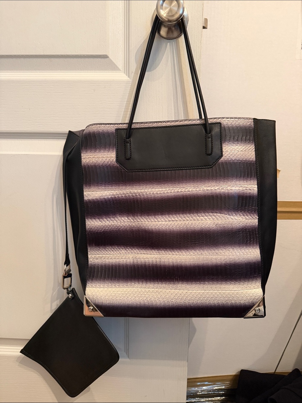 New with tag Alexander Wang Prisma Tote brown/black